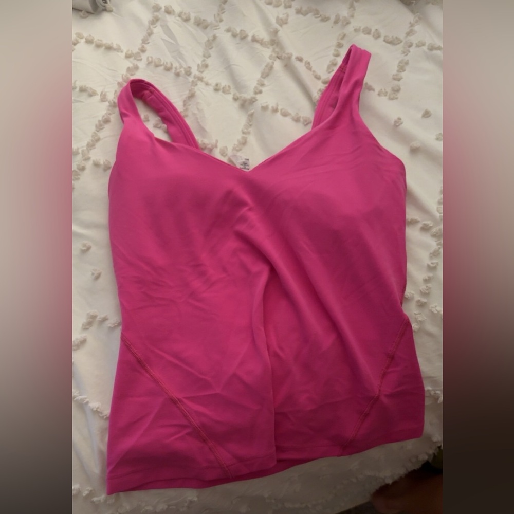 Lululemon Athletica Fuchsia Sleeveless Top